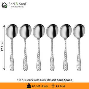 Jasmine Collection Couverts en acier inoxydable 4 pièces Couteaux de cuisine de qualité supérieure avec détail gravé au laser - Product Image 6