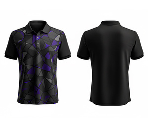 Polo de Sublimación Completa con Tecnología de Tejido Antipilling para Hombres, Mujeres y Jóvenes, de Secado Rápido y Ajuste Activo - Product Image 2