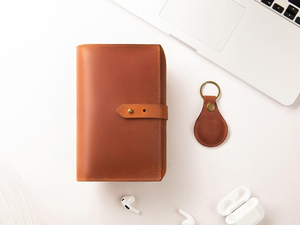 Top Grain Leather <b>Cable</b> Organizer Portable Cord Wrap Earphone Wire Management Charger Keeper Desk Tidy Bulk LCO-0002 - Product Image 5
