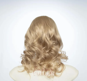 Perruque Blonde Ondulée de Haute Qualité avec Mèches, Dentelle HD Pré-Pluckée, Ligne de Cheveux Naturelle, Cheveux Humains Vierges Bruts, Vente en Gros - Product Image 3