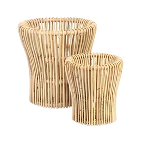 Sustainable rattan storage pot <b>for</b> plants display <b>flower</b> plant <b>basket</b> planters <b>for</b> home decoration - Product Image 1