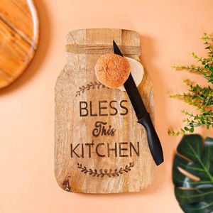 Tabla de cortar de madera de acacia |   Tabla de Cortar y Servir de Madera Natural |   Accesorios de Cocina Ecológicos - Product Image 3