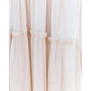 Vestido Maxi a Cuadros Blanco Hecho con Tela Ligera, Transpirable y Ecológica, Perfecto para una Variedad de Ocasiones, Estilo Relajado y Elegante - Product Image 5