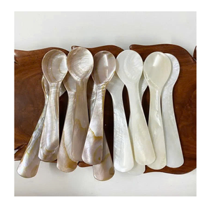 Cuillère en nacre naturelle, cuillère artisanale simple pour la conception personnalisée de la vaisselle, vente en gros - Product Image 6