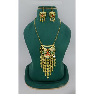 Martasha diseñador islámico Ramadán especial chapado en oro UAE joyería especial Dubai joyería collar pendiente conjunto Joyería Árabe - Product Image 4