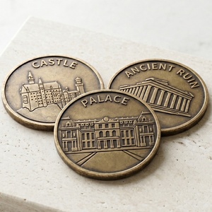 Pièces commémoratives en bronze finition antique personnalisées, Marktex - Product Image 3