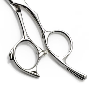 Ciseaux à cheveux en acier inoxydable pour la coiffure et l'éclaircissement des cheveux, à pointe arrondie, pour droitiers, longs, pour salon et barbier - Product Image 5