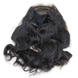 Extension de cheveux vietnamienne 360 Full Lace 100% cheveux humains Remy, texture ondulée, ligne de cheveux naturelle, douce et respirante, double trame machine - Product Image 4