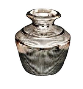 Pot traditionnel en aluminium Kalash pour les cérémonies religieuses, le culte du temple, la décoration spirituelle de la maison et l'utilisation rituelle - Product Image 2