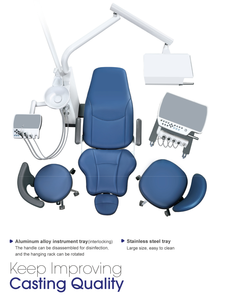 Elektrische Zahnarztstuhl-Einheit Luxuriöser Medizinischer Zahnarztstuhl mit Integrierter Implantationsausrüstung Elektrische Zahnbehandlungseinheit - Product Image 5