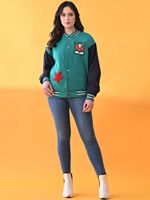 Veste universitaire tendance pour femme, personnalisée, avec boutons-pression, style baseball, bomber, Letterman, style universitaire, streetwear décontracté haut de gamme