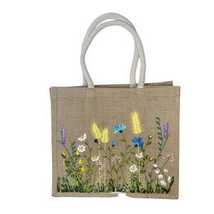 Bolsa de Yute Biodegradable para Compras con Bordes Reforzados para Artículos Pesados - Product Image 1
