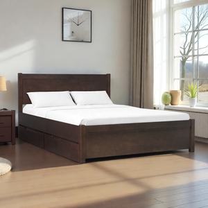 Base de Cama Fabricada en Vietnam con Almacenamiento, Diseño KD, Plataforma de Madera, Muebles Ecológicos para Dormitorio, Estándar Internacional - Product Image 1