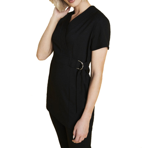 Tunique de travail pour salon de beauté et spa, uniformes de haute qualité en coton respirant et polyester, couleurs personnalisées, logo personnalisé, uniformes esthétiques pour cliniques. - Product Image 1