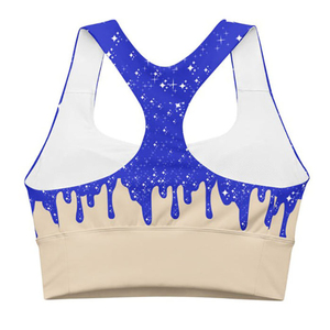 Sujetador deportivo sublimado de poliéster y elastano ligero para mujer 2026, transpirable, para yoga, que absorbe la humedad, con espalda cruzada - Product Image 4