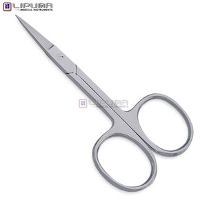 Tijeras de Manicura y Pedicura de Acero Inoxidable Ultrafinas y Curvadas, Acabado Espejo, Estilo Ruso, Precisión Superior para el Cuidado de las Cutículas - Product Image 2
