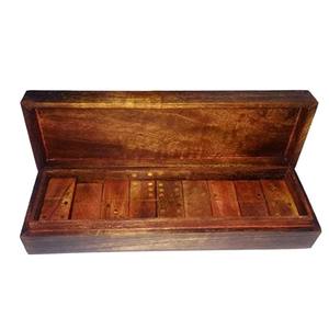 Juego de Dominó de Madera de Lujo con 28 Fichas y Soportes, Juego de Mesa de Dominó Doble Seis Hecho a Mano para Adultos, Juegos de Mesa Profesionales - Product Image 4