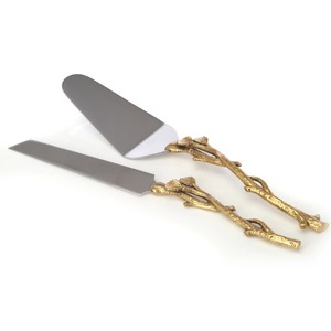 Stainless Steel <b>Cake</b> Server Set 2-Piece Knife and Spatula <b>Cake</b> Serving Tools Hand Wash Only - Product Image 6
