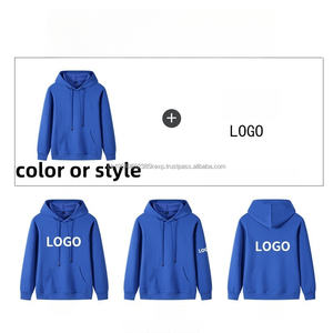 Abrigo deportivo cálido de algodón puro personalizado para hombre, sudaderas con capucha impermeables a prueba de sudor con patrón sólido de terciopelo, ODM, muestra gratis al por mayor - Product Image 3