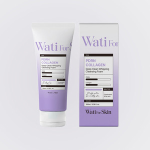 Nettoyant visage Watiforskin Squeaky Clean PDRN Collagen Deep Clean Whipping Cleansing Foam - Product Image 4