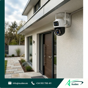 Sudex SMT3MHKNVR58 Dual Lens 6MP WiFi NVR CCTV Security <b>Camera</b> <b>System</b> <b>IP</b> Kit Remote Monitoring Night Vision Waterproof H.265 - Product Image 1