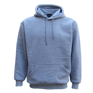 Sweat à capuche personnalisé avec logo brodé pour hommes, 100% coton uni, haute qualité, prix bas, grandes tailles, fabrication directe - Product Image 1