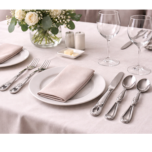 Nouvel ensemble de couverts jetables en acier inoxydable de qualité supérieure, 5 pièces (cuillères, fourchettes, couteaux) pour mariage, usage domestique, événements, cadeau - Product Image 6