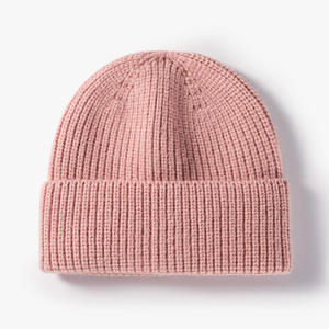 Unisex Cozy Pom Pom Knit Beanie Warm Winter <b>Cap</b> Custom Logo OEM Private Label Bulk Wholesale Headwear Manufacturer - Product Image 3