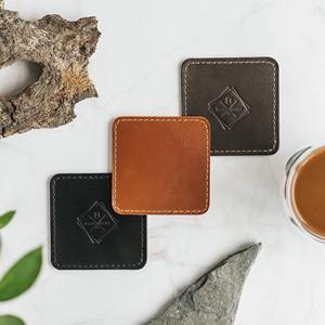 Ensemble de sous-verres en cuir personnalisés, sous-verres de qualité supérieure, durables, résistants à la chaleur, protection de table, salle à manger GLC-0060 - Product Image 4