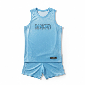 Streetball Style Basketball Uniform Set Custom Pattern Sublimated Basketball Jersey Kit <b>Hip</b> Hop Oversized Basketball Wear - Product Image 1