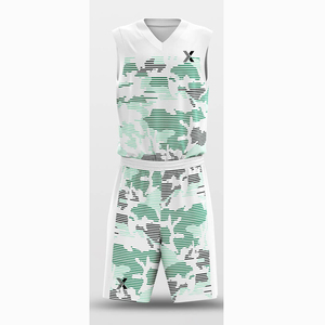 Camiseta de Baloncesto Personalizada Unisex con Cuello en V, Sin Mangas, Transpirable, de Malla, 100% Poliéster |   Jersey Personalizado con Impresión por Transferencia de Calor, Diseño OEM para Equipos - Product Image 1