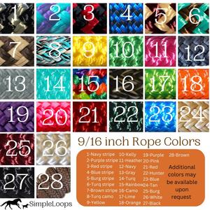 Corde de trelage pour cheval avec logo personnalisé et accessoires en laiton, multicolore, équipement d'équitation tout-terrain - Product Image 2