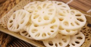 Té de raíz de loto seco: té especial de Vietnam/raíz de loto en rodajas/té picado - Product Image 4