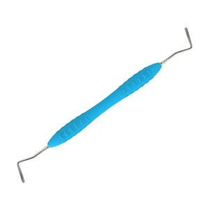 Retracteur dentaire à manche en silicone bleu UP1 2mm, instrument de restauration composite à double extrémité, fabricant d'outils dentaires Pakistan - Product Image 4