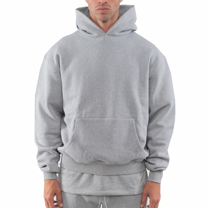 Sweat à capuche pour homme, couleur personnalisée, 100% coton molletonné, séchage rapide, respirant, coupe classique, avec poche, vêtements d'hiver - Product Image 2