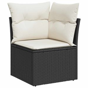 Conjunto de sofás de jardín gris claro Colección de muebles de exterior gris oscuro elegante - Product Image 4