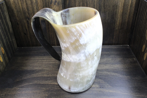 High Quality Natural Viking Horn Drinking Horn Mug Eco-Friendly Classic Customizable Logo Packaging <b>Beer</b> Coffee Cup - Product Image 4