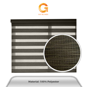 Mejor Proveedor de Persianas Zebra Semiopacas Grises ZB9112 198x183cm para Hogar y Oficina, Superventas en Malasia, Calidad OEM B2B - Product Image 3