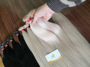 Extensions de cheveux Remy pré-collées en nano-kératine italienne, double trame, cuticules alignées, cheveux bruts du Vietnam, toutes les couleurs, MOQ - Product Image 6