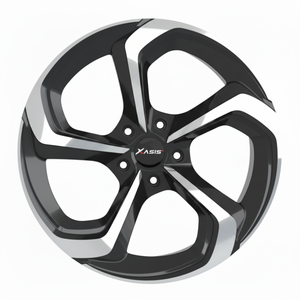 ล้ออัลลอยด์เบนท์ลีย์แบบ Flow Formed ลายห้าก้าน สีดำเงา สำหรับรถยนต์นั่งส่วนบุคคล - Product Image 1