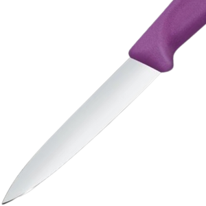 Couteaux à éplucher à manche violet en acier inoxydable, lames tranchantes pour la découpe et la préparation des fruits et légumes - Product Image 4