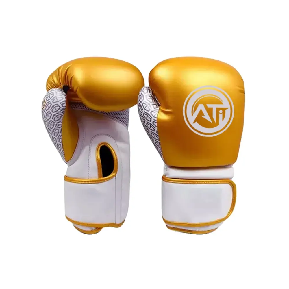 Alta qualidade real design personalizado suas próprias luvas de boxe profissional oem pu treinamento boxe luvas conceder luvas de boxe