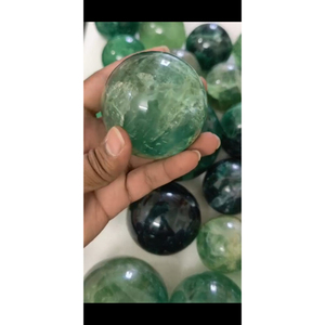 Esferas de cristal de fluorita verde natural, bolas de piedras preciosas pulidas para decoración del hogar, Feng Shui, forma circular, artesanía - Product Image 4