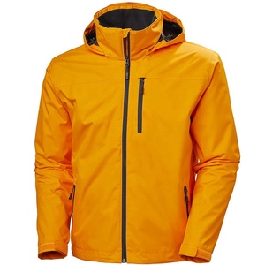 Veste de pluie pour homme sur mesure, col montant, coupe-vent, fermeture éclair, imperméable, vêtements d'extérieur, fourniture OEM - Product Image 3