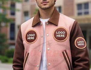 Vestes Letterman sur mesure avec logo OEM, col rabattu, pour hommes et femmes, grandes tailles, patchs brodés en chenille personnalisés, veste universitaire - Product Image 2