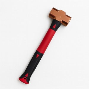 Martillo de Cobre Premium JSB de 2 KG con Mango de Fibra de Vidrio, Herramienta de Seguridad Antichispas para Uso Industrial Pesado - Product Image 2