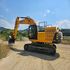 Excavatrice sur chenilles hydraulique JCB d'occasion pour travaux de construction avec hydraulique avancée - Product Image 2