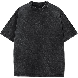 Camisetas Gráficas Estampadas DTG para Streetwear, Camisetas Lisas Oversize para Hombre, Camisetas con Lavado Ácido, Camisetas Vintage Personalizadas Oversize para Hombre - Product Image 1