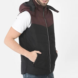 Gilet matelassé léger et pliable pour homme, en toile isolante, avec fermeture boutonnée, chaud, décontracté, sans manches, pour l'hiver, le golf et la course à pied - Product Image 3