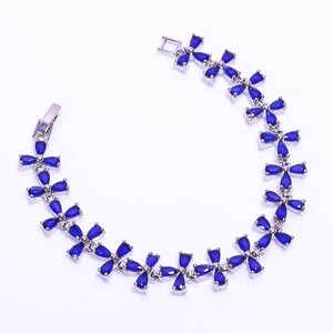 Pulsera de tenis de plata S925 para mujer con circonitas redondas de corte brillante y engaste de púas, diseño clásico para uso diario, proveedor de EE. UU. - Product Image 3